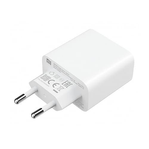 Зарядное устройство сетевое Xiaomi Mi 33W Wall Charger (Type-A+Type-C), 33Вт, белый— фото №0