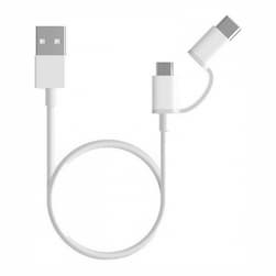 Кабель Xiaomi USB / Type-C/Micro USB 0,3м, белый— фото №0