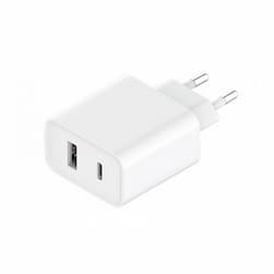 Зарядное устройство сетевое Xiaomi Mi 33W Wall Charger (Type-A+Type-C), 33Вт, белый— фото №2