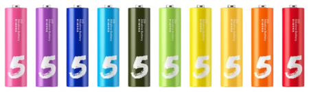 Батарейка ZMI AA Rainbow Zi5 (24 шт), 1,5В— фото №0
