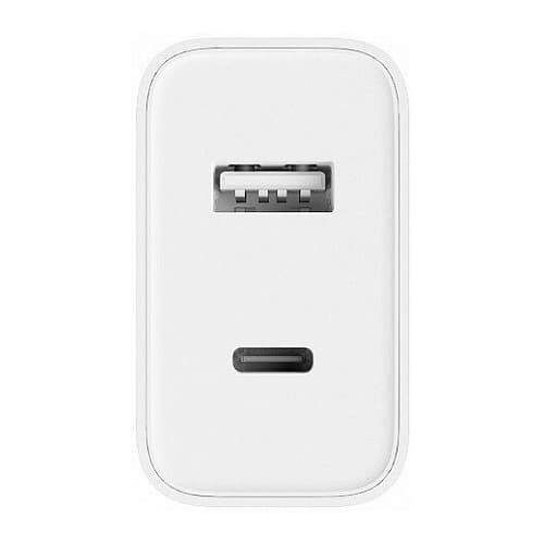 Зарядное устройство сетевое Xiaomi Mi 33W Wall Charger (Type-A+Type-C), 33Вт, белый— фото №1